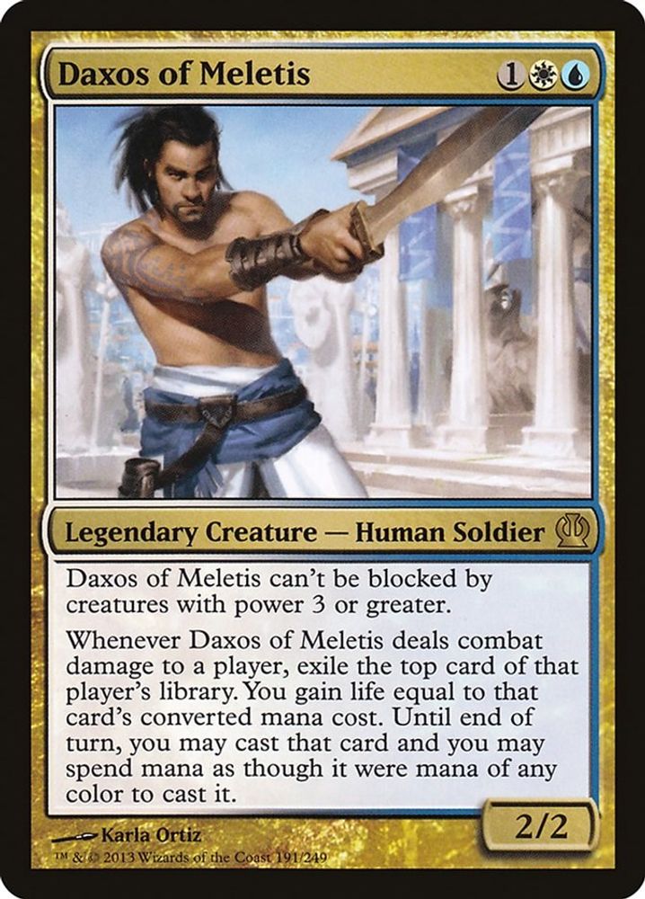 2013 Magic: The Gathering: Theros (THS) - Daxos of Meletis (#191, Rare) (, Near Mint)