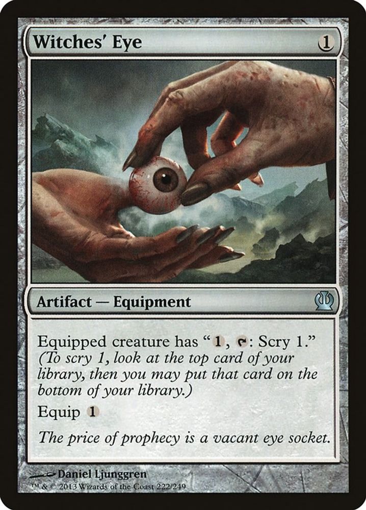 2013 Magic: The Gathering: Theros (THS) - Witches Eye (#222, Uncommon) (, Near Mint)