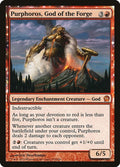 2013 Magic: The Gathering: Theros (THS) - Purphoros God of the Forge (#135, Mythic Rare) (, Lightly Played)