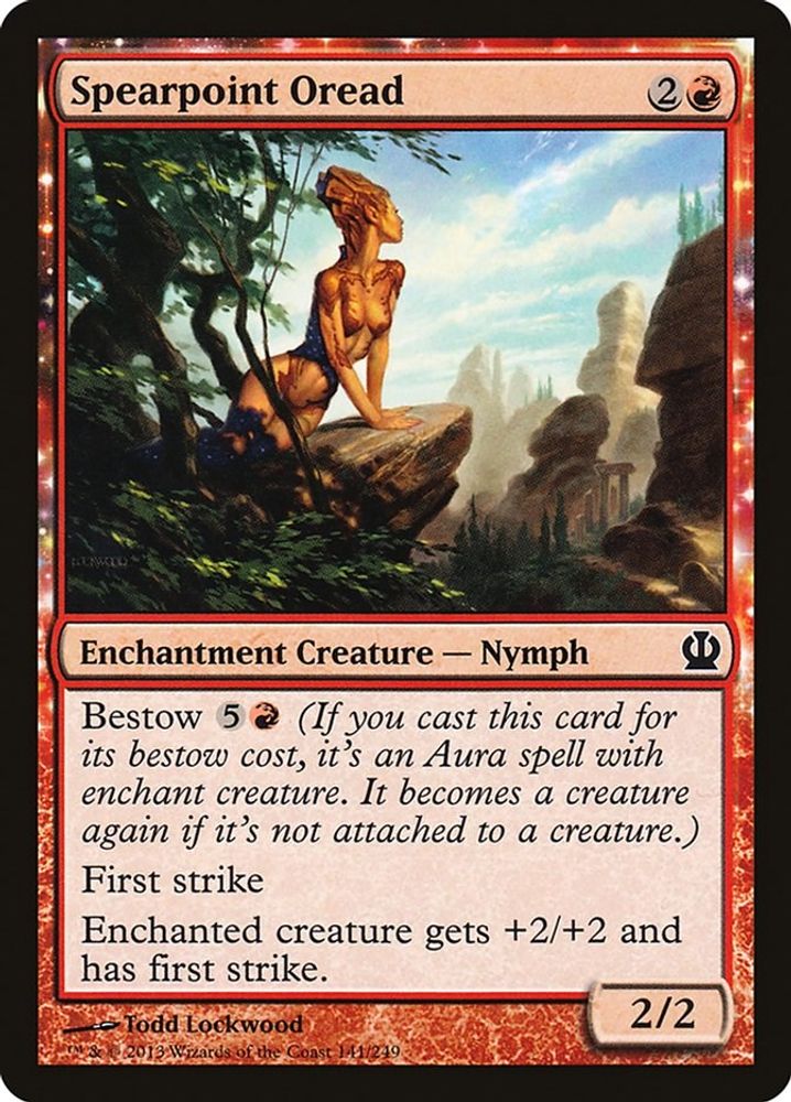 2013 Magic: The Gathering: Theros (THS) - Spearpoint Oread (#141, Common) (, Near Mint)