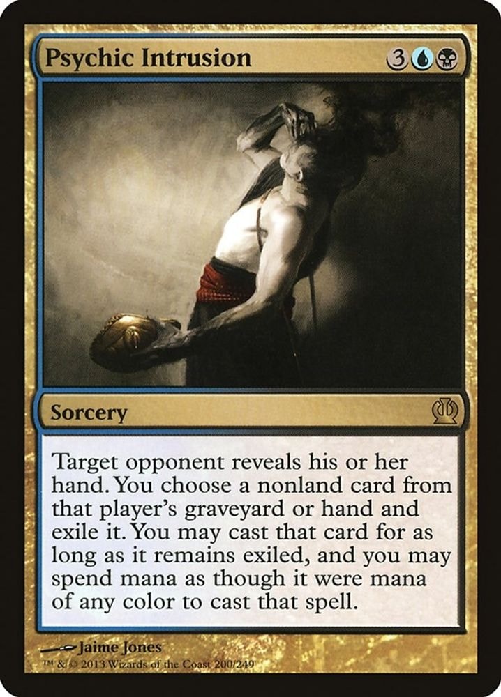 2013 Magic: The Gathering: Theros (THS) - Psychic Intrusion (#200, Rare) (, Near Mint)