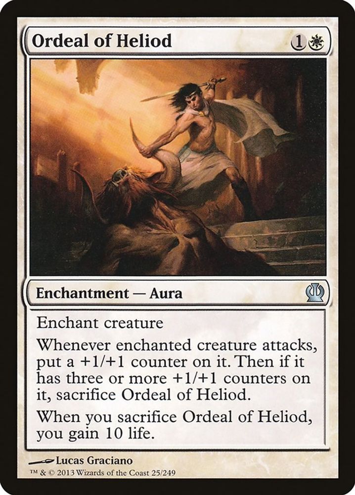 2013 Magic: The Gathering: Theros (THS) - Ordeal of Heliod (#25, Uncommon) (, Near Mint)