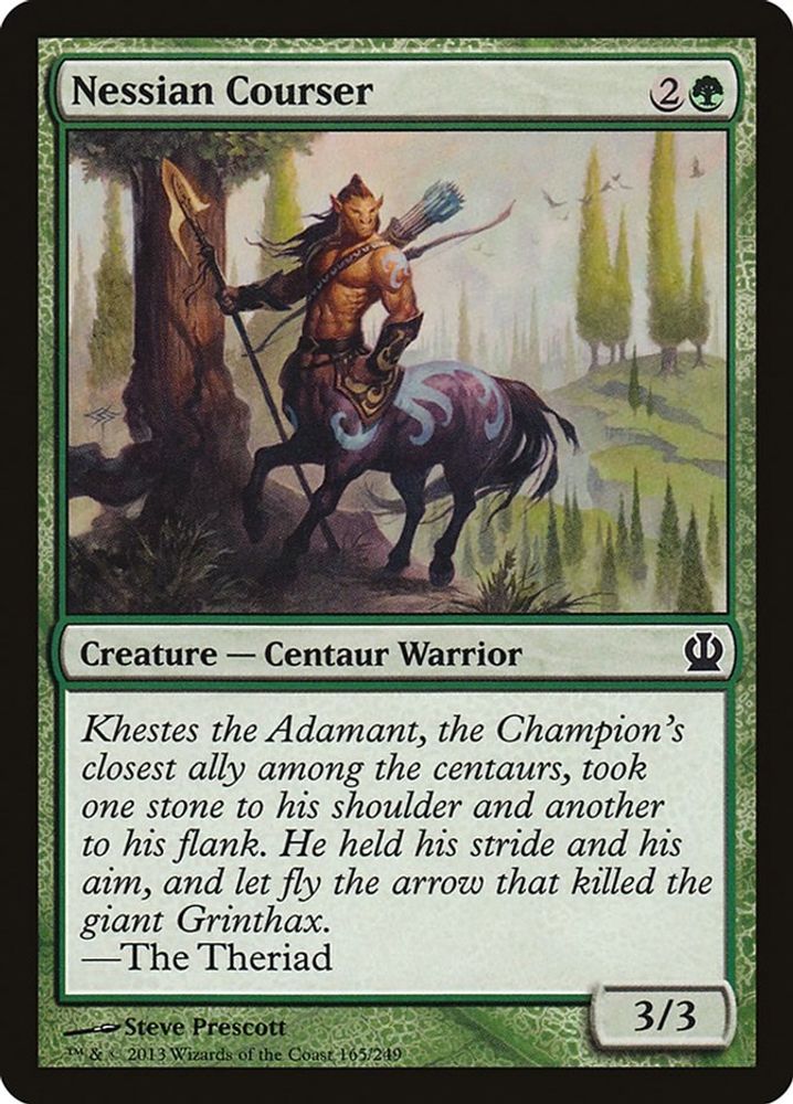 2013 Magic: The Gathering: Theros (THS) - Nessian Courser (#165, Common) (, Near Mint)