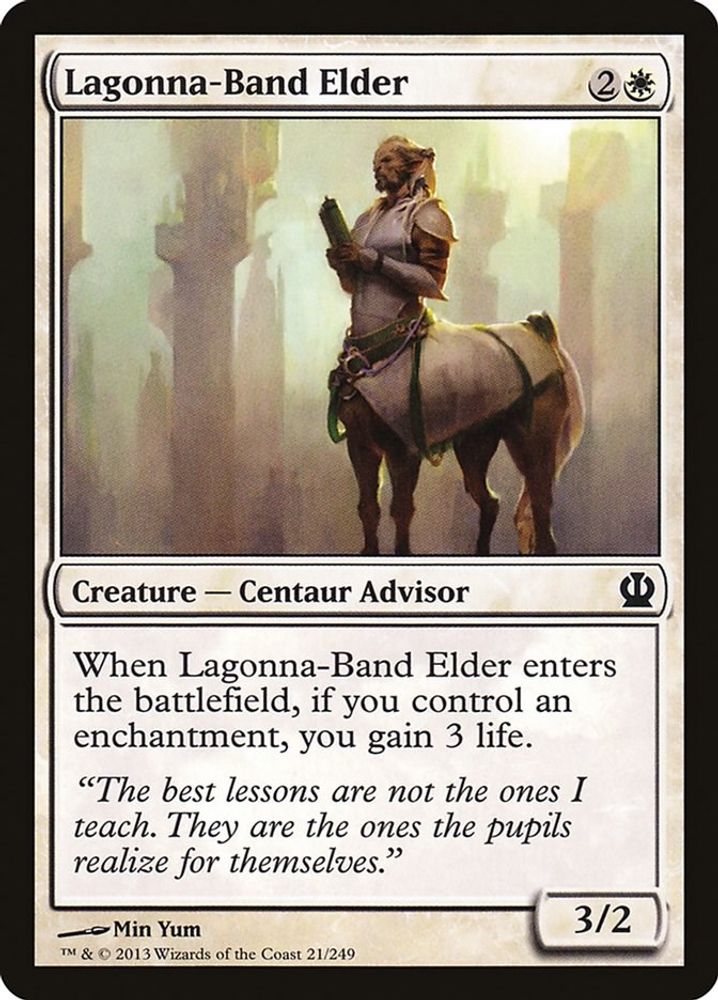 2013 Magic: The Gathering: Theros (THS) - Lagonna Band Elder (#21, Common) (, Near Mint)