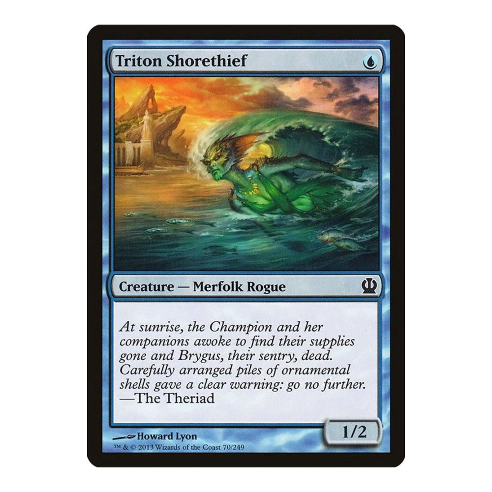 2013 Magic: The Gathering: Theros (THS) - Triton Shorethief (#70, Common) (, Near Mint)