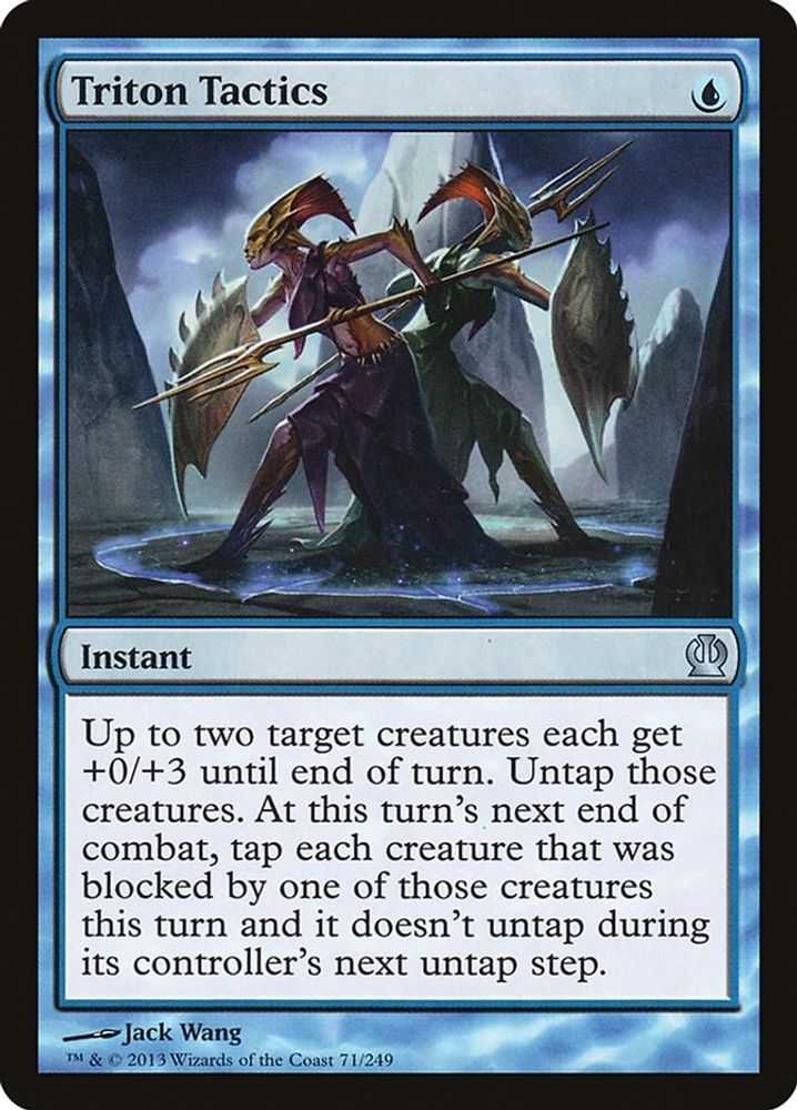 2013 Magic: The Gathering: Theros (THS) - Triton Tactics (#71, Uncommon) (, Near Mint)