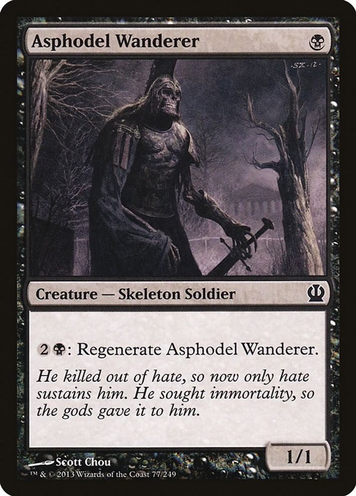 2013 Magic: The Gathering: Theros (THS) - Asphodel Wanderer (#77, Common) (, Near Mint)