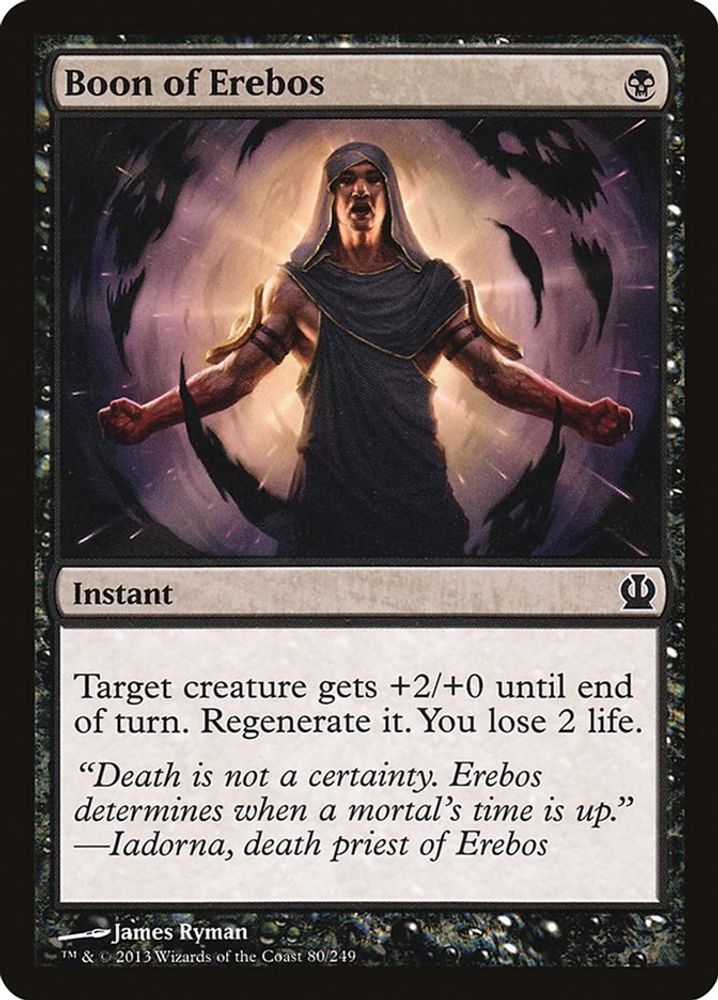 2013 Magic: The Gathering: Theros (THS) - Boon of Erebos (#80, Common) (, Near Mint)