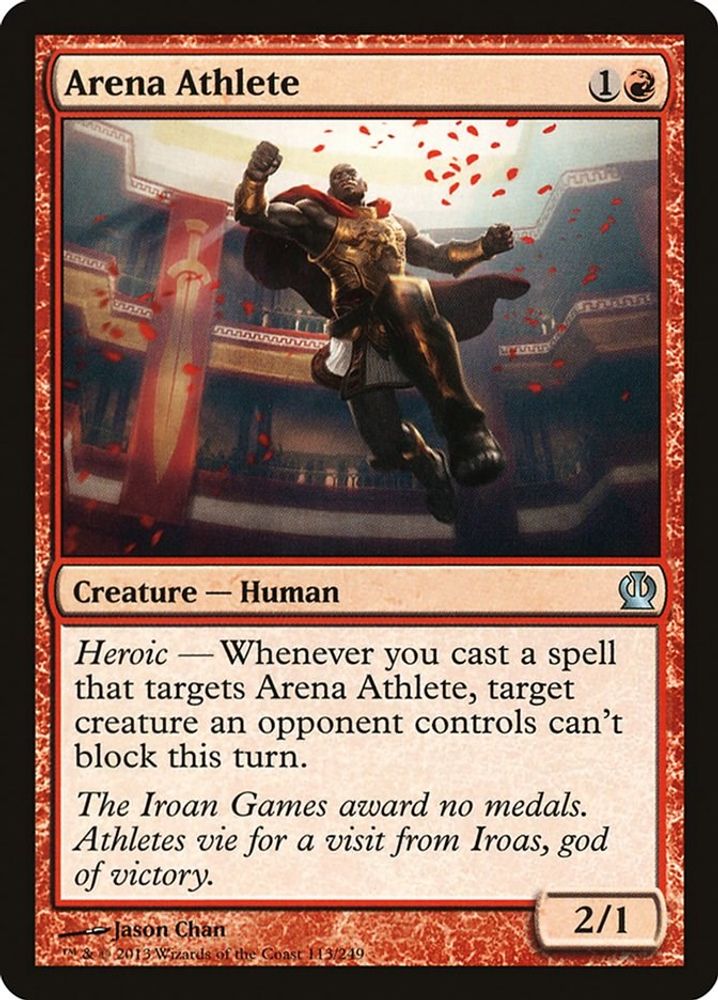 2013 Magic: The Gathering: Theros (THS) - Arena Athlete (#113, Uncommon) (, Near Mint)