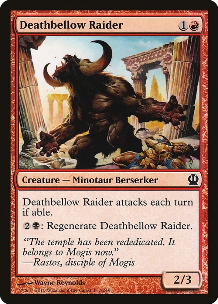 2013 Magic: The Gathering: Theros (THS) - Deathbellow Raider (#117, Common) (, Near Mint)
