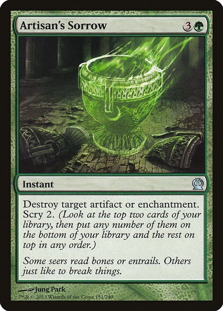 2013 Magic: The Gathering: Theros (THS) - Artisans Sorrow (#151, Uncommon) (, Near Mint)