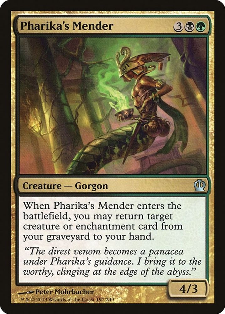 2013 Magic: The Gathering: Theros (THS) - Pharikas Mender (#197, Uncommon) (, Near Mint)