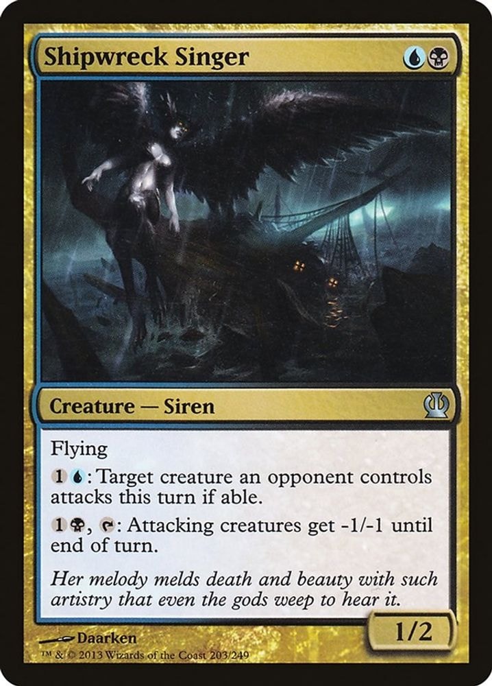 2013 Magic: The Gathering: Theros (THS) - Shipwreck Singer (#203, Uncommon) (, Near Mint)