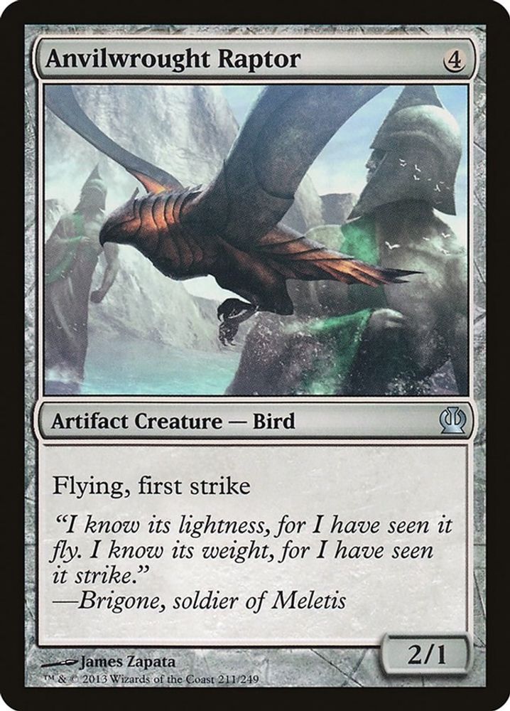 2013 Magic: The Gathering: Theros (THS) - Anvilwrought Raptor (#211, Uncommon) (, Near Mint)