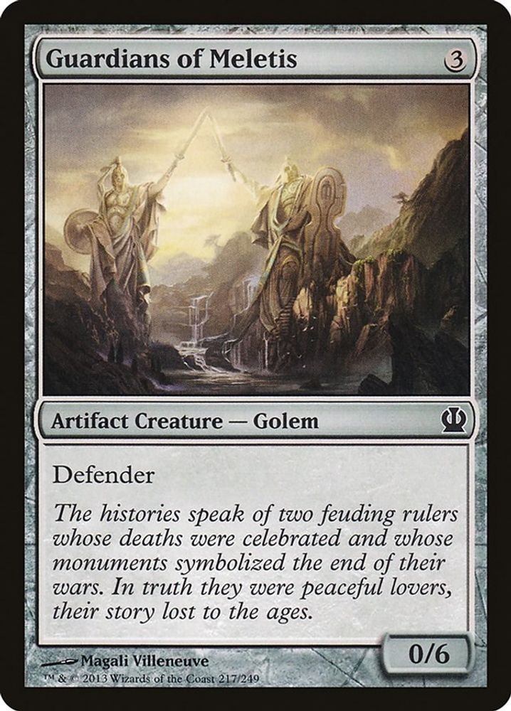 2013 Magic: The Gathering: Theros (THS) - Guardians of Meletis (#217, Common) (, Near Mint)