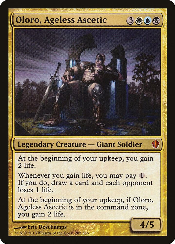 2013 Magic: The Gathering: Commander 2013 (C13) - Oloro Ageless Ascetic (#203, Mythic Rare) (, Near Mint)