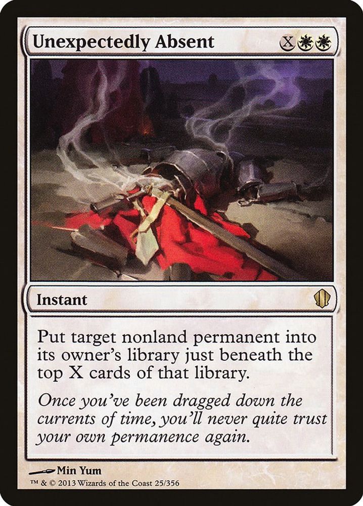 2013 Magic: The Gathering: Commander 2013 (C13) - Unexpectedly Absent (#25, Rare) (, Near Mint)