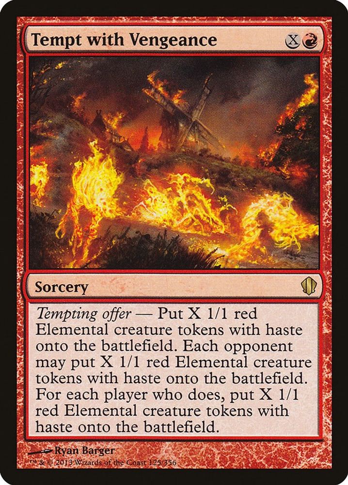 2013 Magic: The Gathering: Commander 2013 (C13) - Tempt with Vengeance (#125, Rare) (, Near Mint)