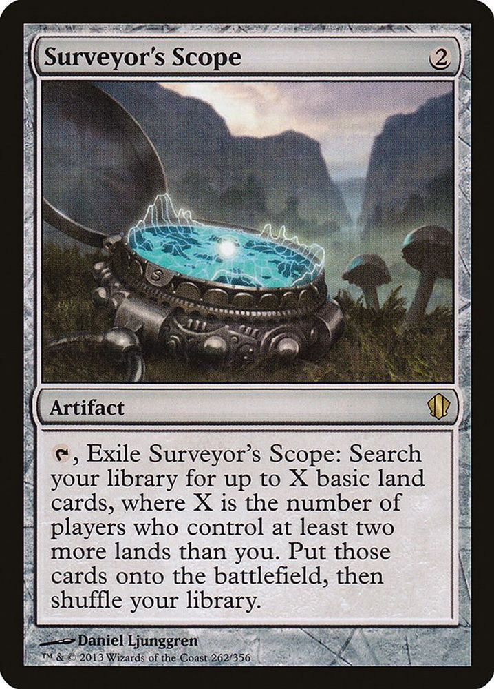 2013 Magic: The Gathering: Commander 2013 (C13) - Surveyors Scope (#262, Rare) (, Near Mint)