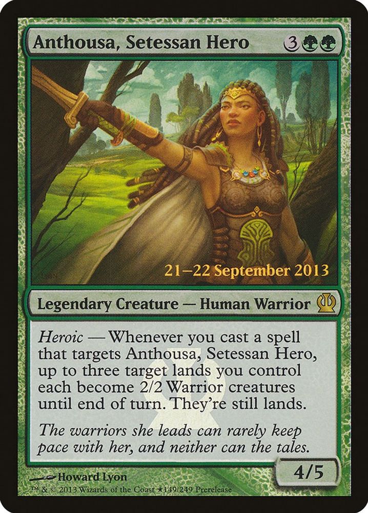 2026 Magic: The Gathering: Prerelease Cards (PRE) - Anthousa Setessan Hero (#149★, P) (Foil, Near Mint)