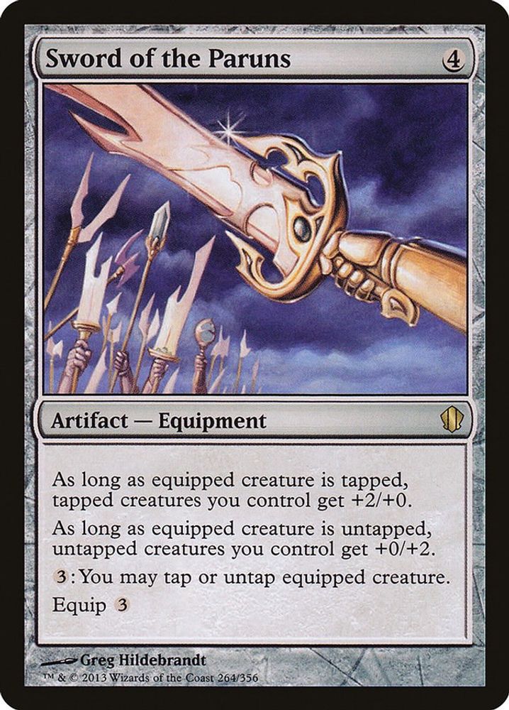 2013 Magic: The Gathering: Commander 2013 (C13) - Sword of the Paruns (#264, Rare) (, Near Mint)
