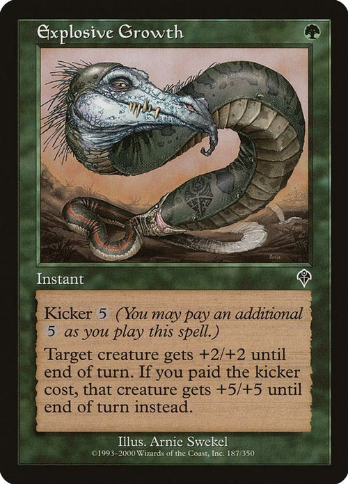 2000 Magic: The Gathering: Invasion (INV) - Explosive Growth (#187, Common) (, Near Mint)