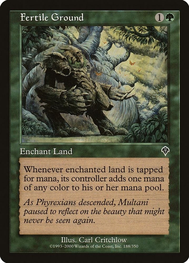 2000 Magic: The Gathering: Invasion (INV) - Fertile Ground (#188, Common) (, Near Mint)