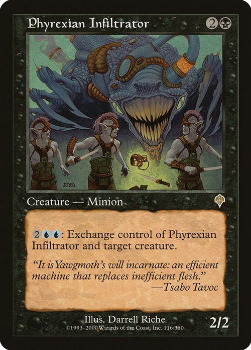 2000 Magic: The Gathering: Invasion (INV) - Phyrexian Infiltrator (#116, Rare) (, Near Mint)