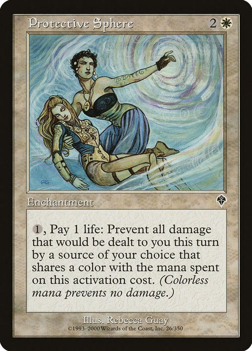 2000 Magic: The Gathering: Invasion (INV) - Protective Sphere (#26, Common) (, Near Mint)