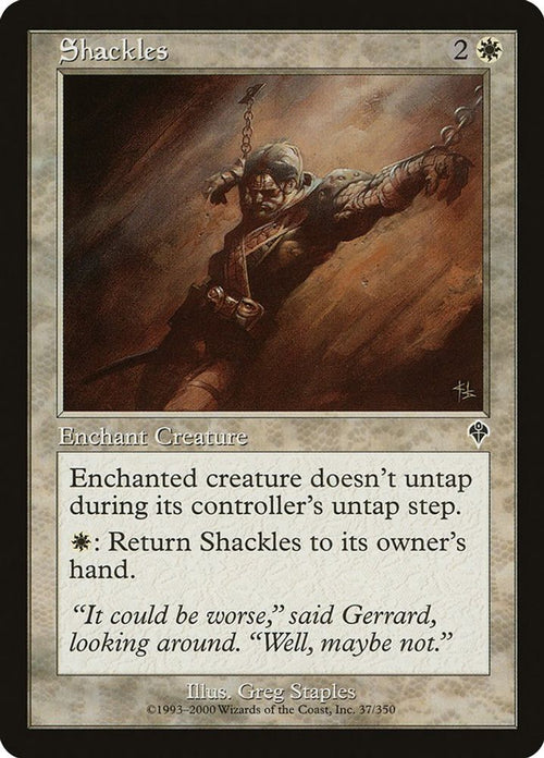 2000 Magic: The Gathering: Invasion (INV) - Shackles (#37, Common) (, Near Mint)