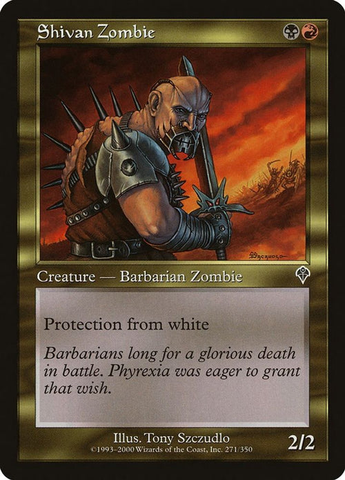 2000 Magic: The Gathering: Invasion (INV) - Shivan Zombie (#271, Common) (, Near Mint)