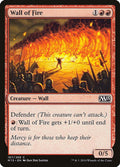 2014 Magic: The Gathering: Magic 2015 (M15) (M15) - Wall of Fire (#167, Common) (, Near Mint)