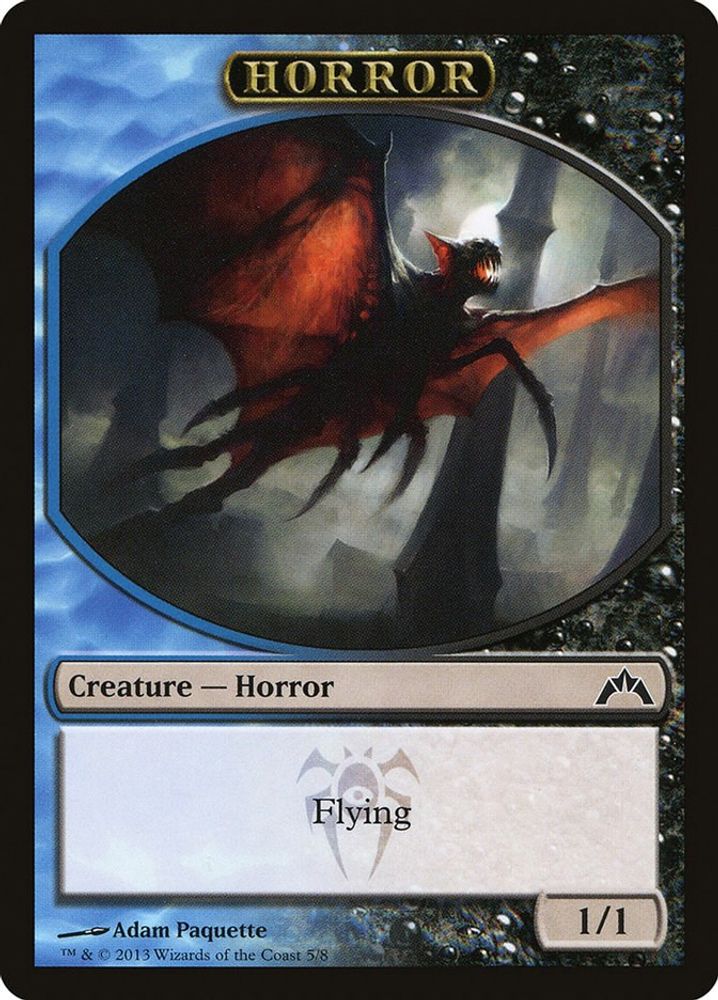 2013 Magic: The Gathering: Gatecrash (GTC) - Horror Token (#5, T) (, Near Mint)