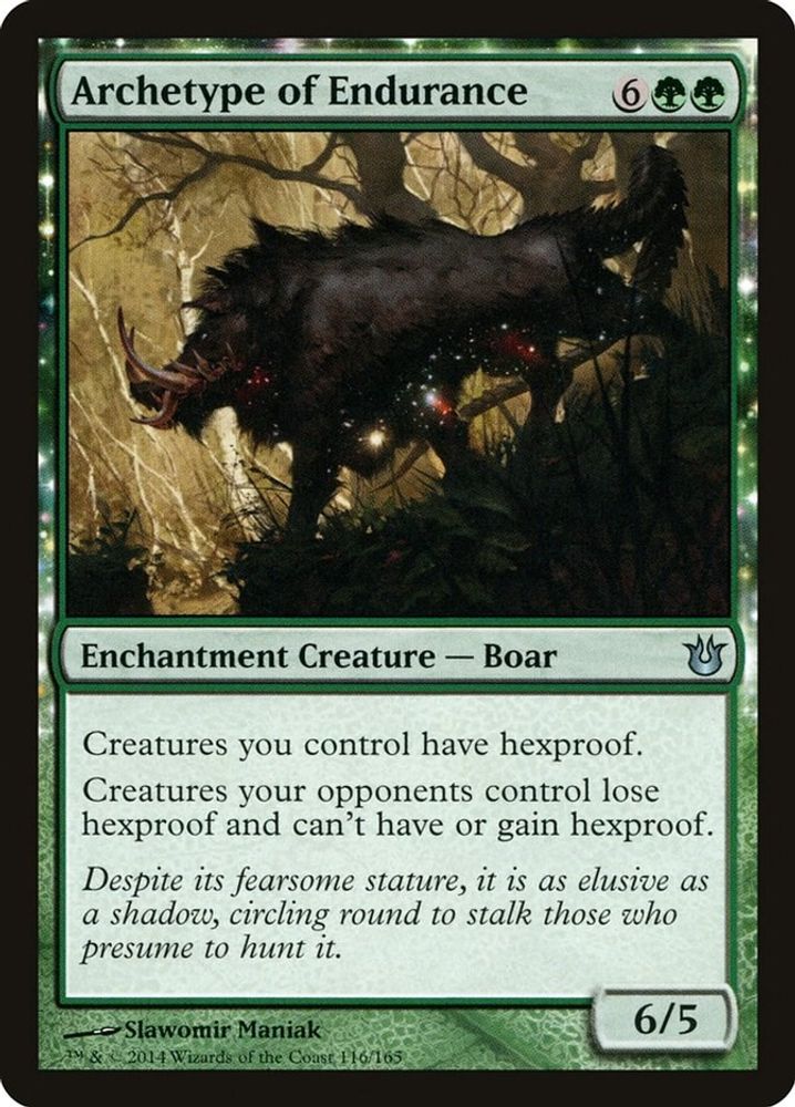 2014 Magic: The Gathering: Born of the Gods (BNG) - Archetype of Endurance (#116, Uncommon) (, Near Mint)