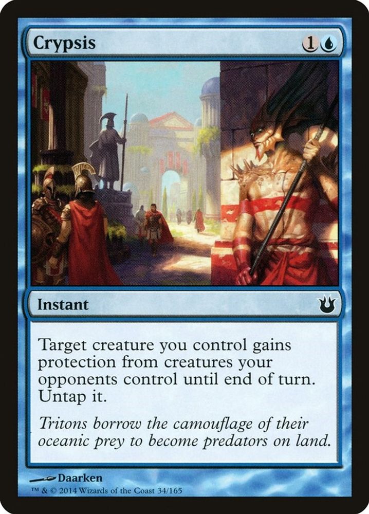 2014 Magic: The Gathering: Born of the Gods (BNG) - Crypsis (#34, Common) (, Near Mint)