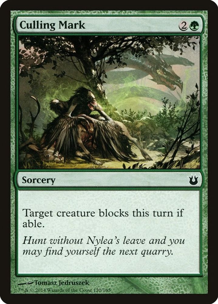 2014 Magic: The Gathering: Born of the Gods (BNG) - Culling Mark (#120, Common) (, Near Mint)