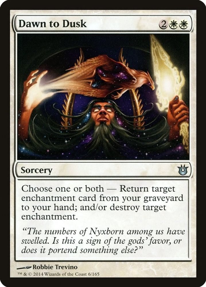 2014 Magic: The Gathering: Born of the Gods (BNG) - Dawn to Dusk (#6, Uncommon) (, Near Mint)