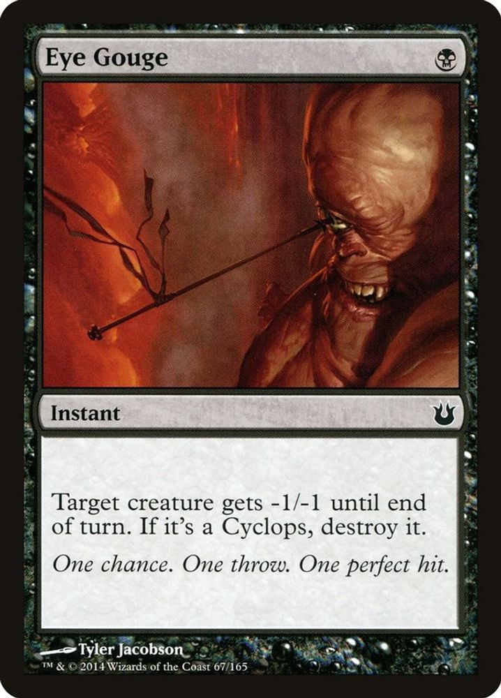 2014 Magic: The Gathering: Born of the Gods (BNG) - Eye Gouge (#67, Common) (, Near Mint)