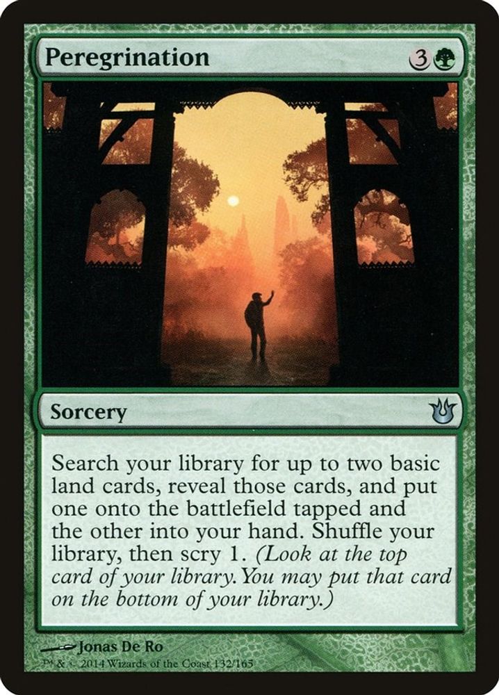 2014 Magic: The Gathering: Born of the Gods (BNG) - Peregrination (#132, Uncommon) (, Near Mint)
