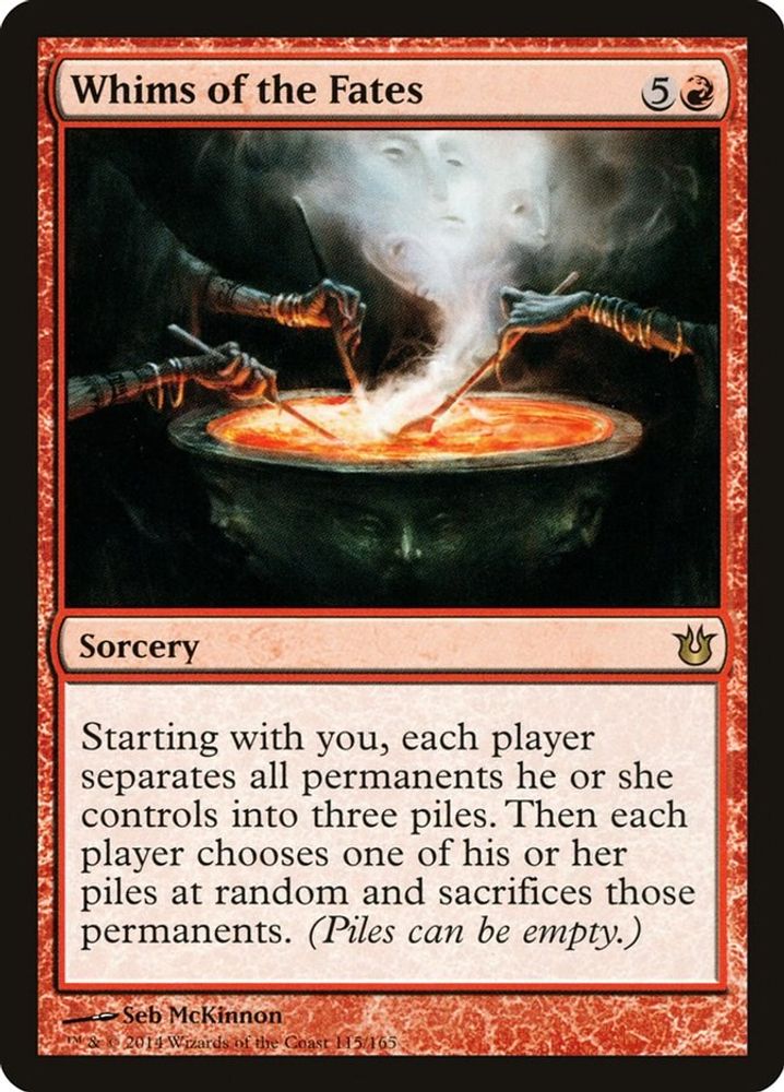 2014 Magic: The Gathering: Born of the Gods (BNG) - Whims of the Fates (#115, Rare) (, Near Mint)
