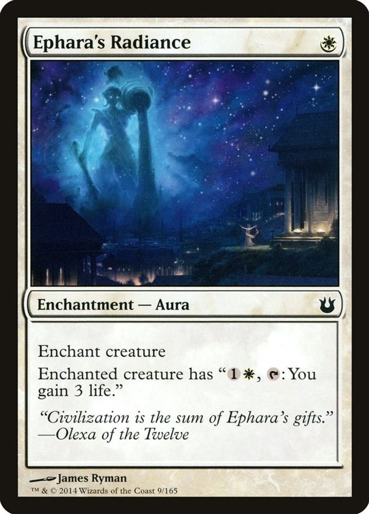 2014 Magic: The Gathering: Born of the Gods (BNG) - Epharas Radiance (#9, Common) (, Near Mint)