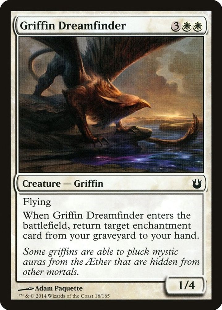 2014 Magic: The Gathering: Born of the Gods (BNG) - Griffin Dreamfinder (#16, Common)