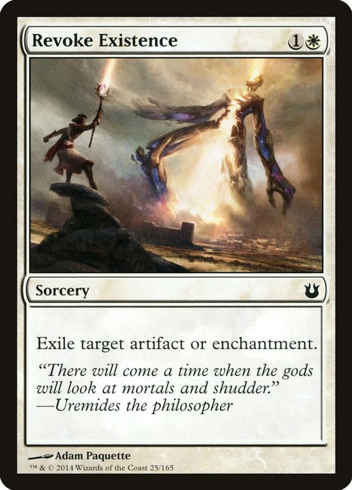 2014 Magic: The Gathering: Born of the Gods (BNG) - Revoke Existence (#25, Common) (, Near Mint)
