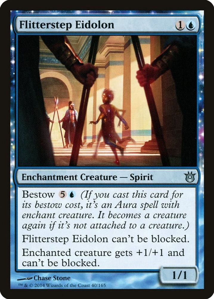 2014 Magic: The Gathering: Born of the Gods (BNG) - Flitterstep Eidolon (#40, Uncommon) (, Near Mint)