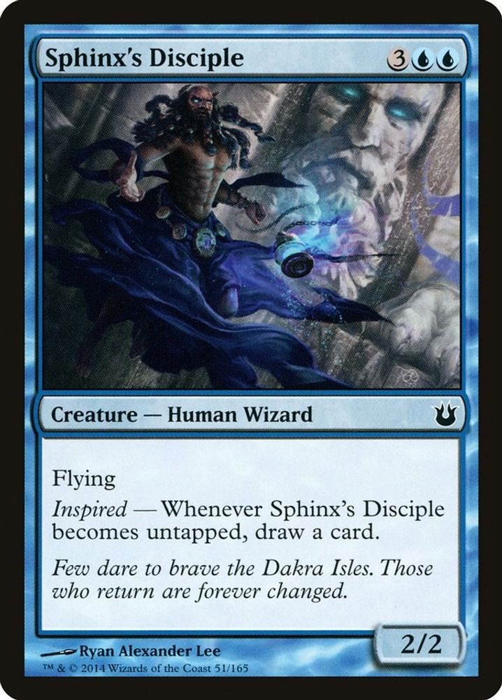 2014 Magic: The Gathering: Born of the Gods (BNG) - Sphinxs Disciple (#51, Common) (, Near Mint)