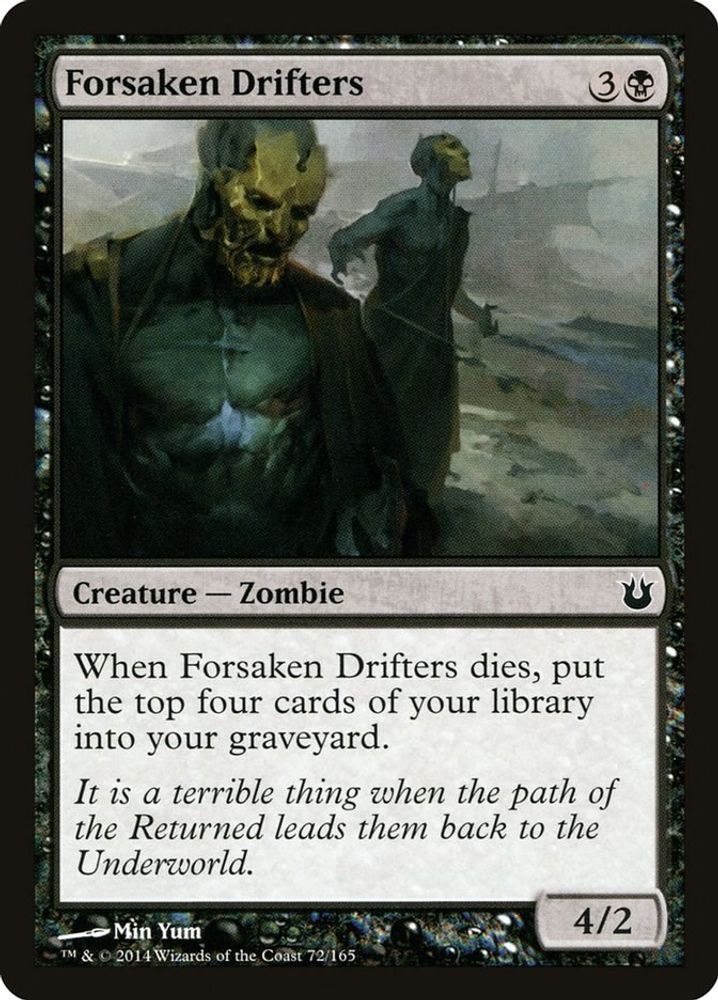 2014 Magic: The Gathering: Born of the Gods (BNG) - Forsaken Drifters (#72, Common) (, Near Mint)