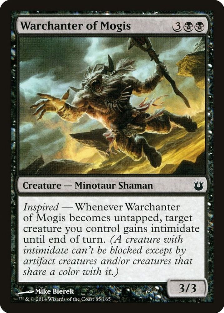 2014 Magic: The Gathering: Born of the Gods (BNG) - Warchanter of Mogis (#85, Common) (, Near Mint)