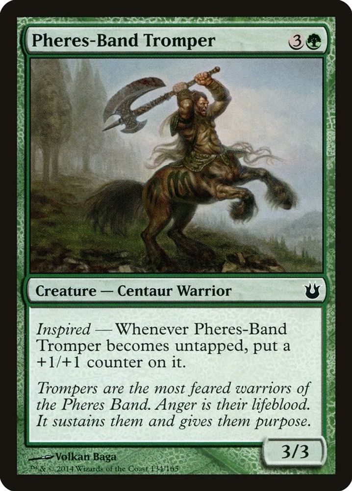 2014 Magic: The Gathering: Born of the Gods (BNG) - Pheres Band Tromper (#134, Common) (, Near Mint)