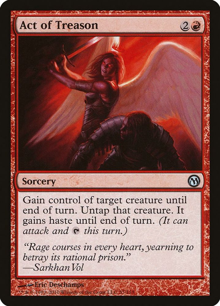 2009 Magic: The Gathering: Duels of the Planeswalkers (DPA) - Act of Treason (#37, Uncommon) (, Near Mint)
