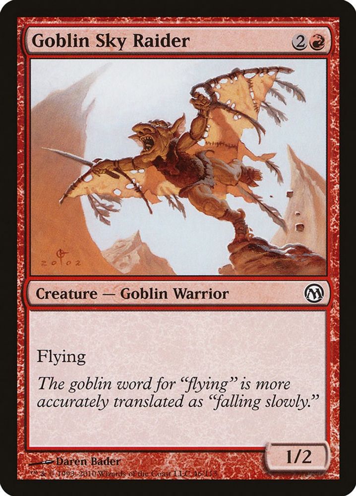 2009 Magic: The Gathering: Duels of the Planeswalkers (DPA) - Goblin Sky Raider (#46, Common) (, Near Mint)